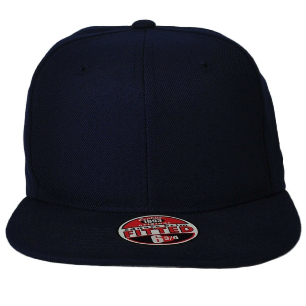 Zephyr Navy Blue Fitted 6 3/4 