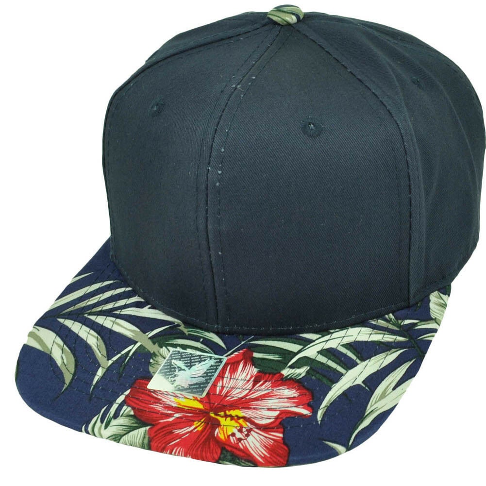 Navy Blue Floral Print Flower Pattern 