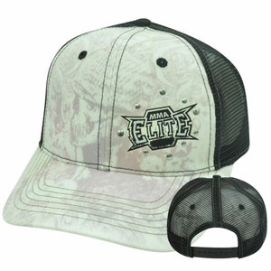 Mixed Martial Arts Mma Elite Mesh Snapback Curved Bill Sublimination Hat Cap