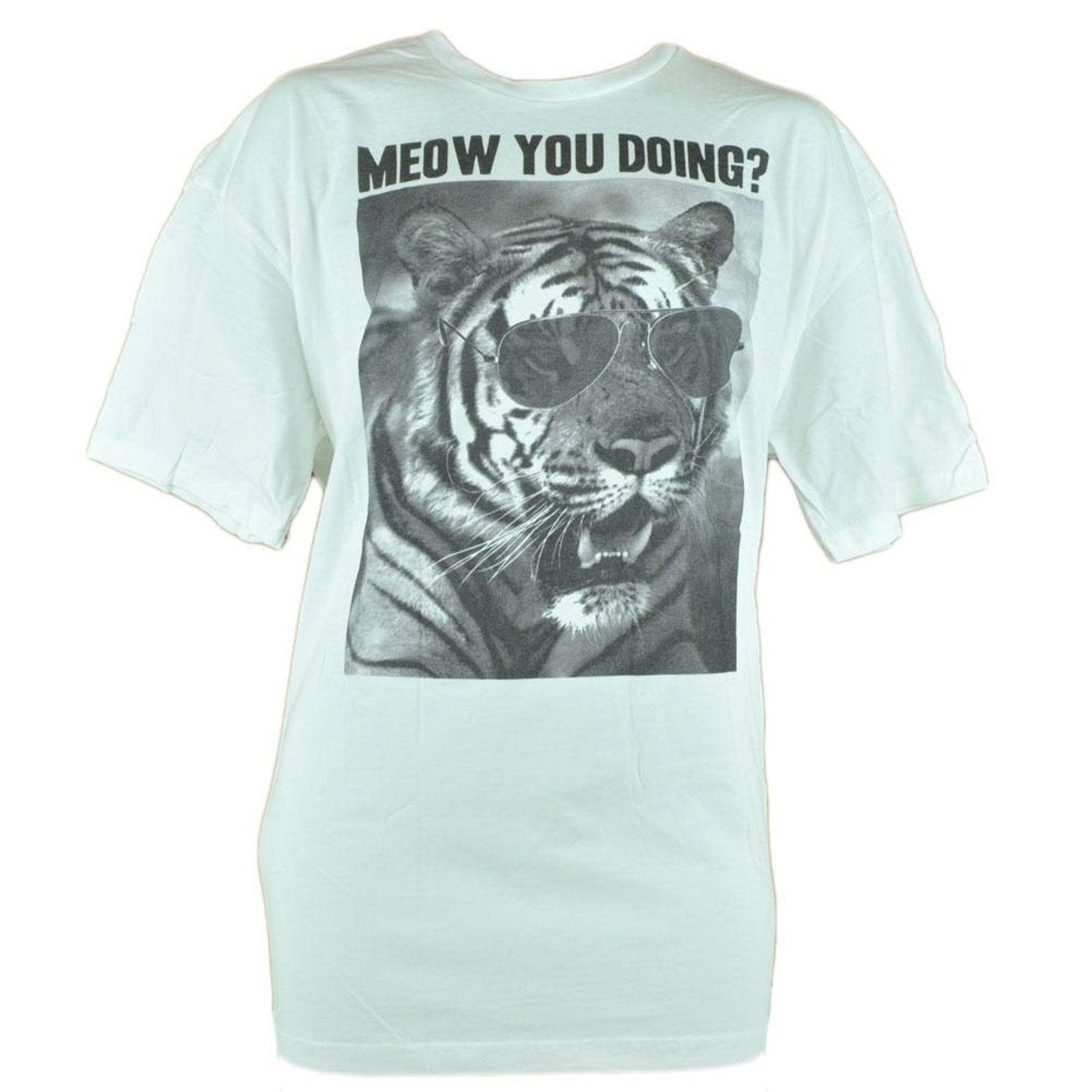 tiger with sunglasses t shirt