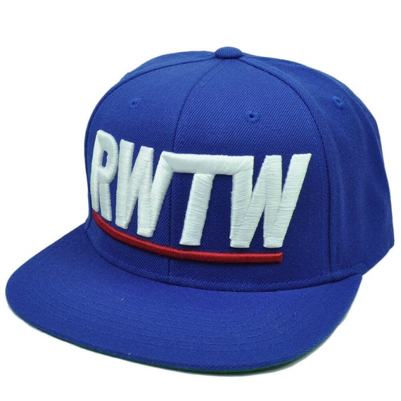 RWTW Logo Roll With the Winners Blue Winning Snapback Hat Cap