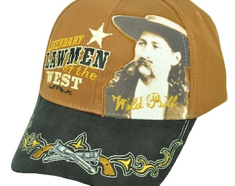 Wild Bill Legendary Lawmen of the Old West Suede Bill Adjustable Deputy Hat Cap