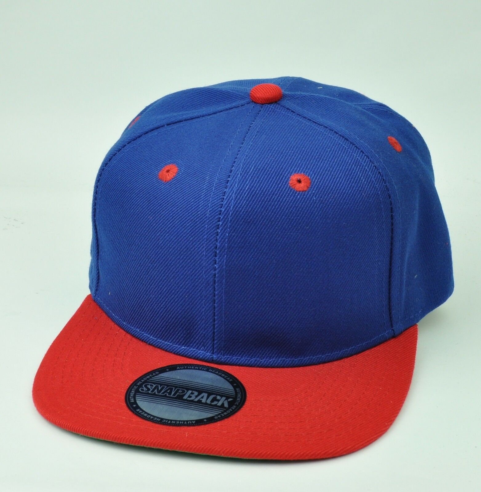 Authentic Headwear Snapback Blue Red 
