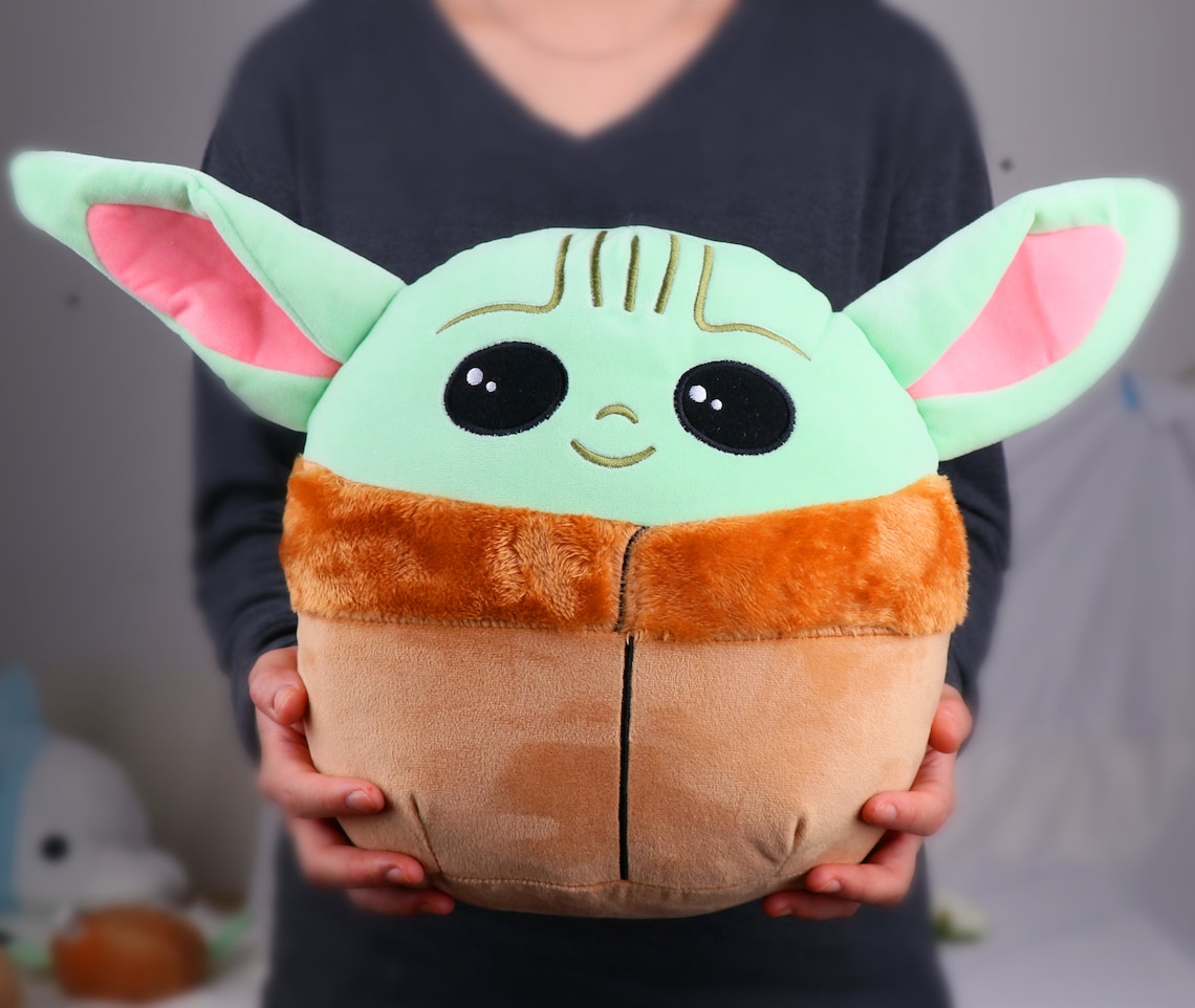 Baby Yoda PlushBaby Yoda Pillow Etsy