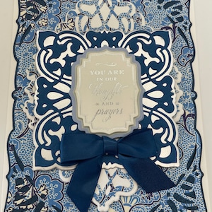 Handmade Sympathy Card, Praying Card, Encouragement Card