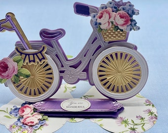 Mother’s Day Card, Birthday Card, all Occasion Card, Bike Card