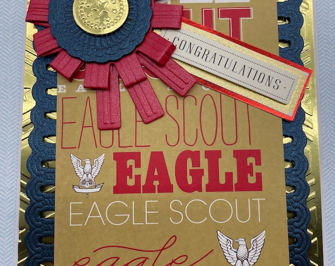 Eagle Scout Card, Once an Eagle, Eagle Court of Honor Etsy