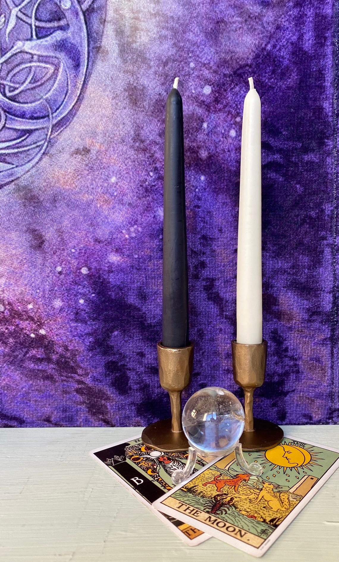 Full and New Moon Ritual Candle Set Altar Ritual Candle Etsy