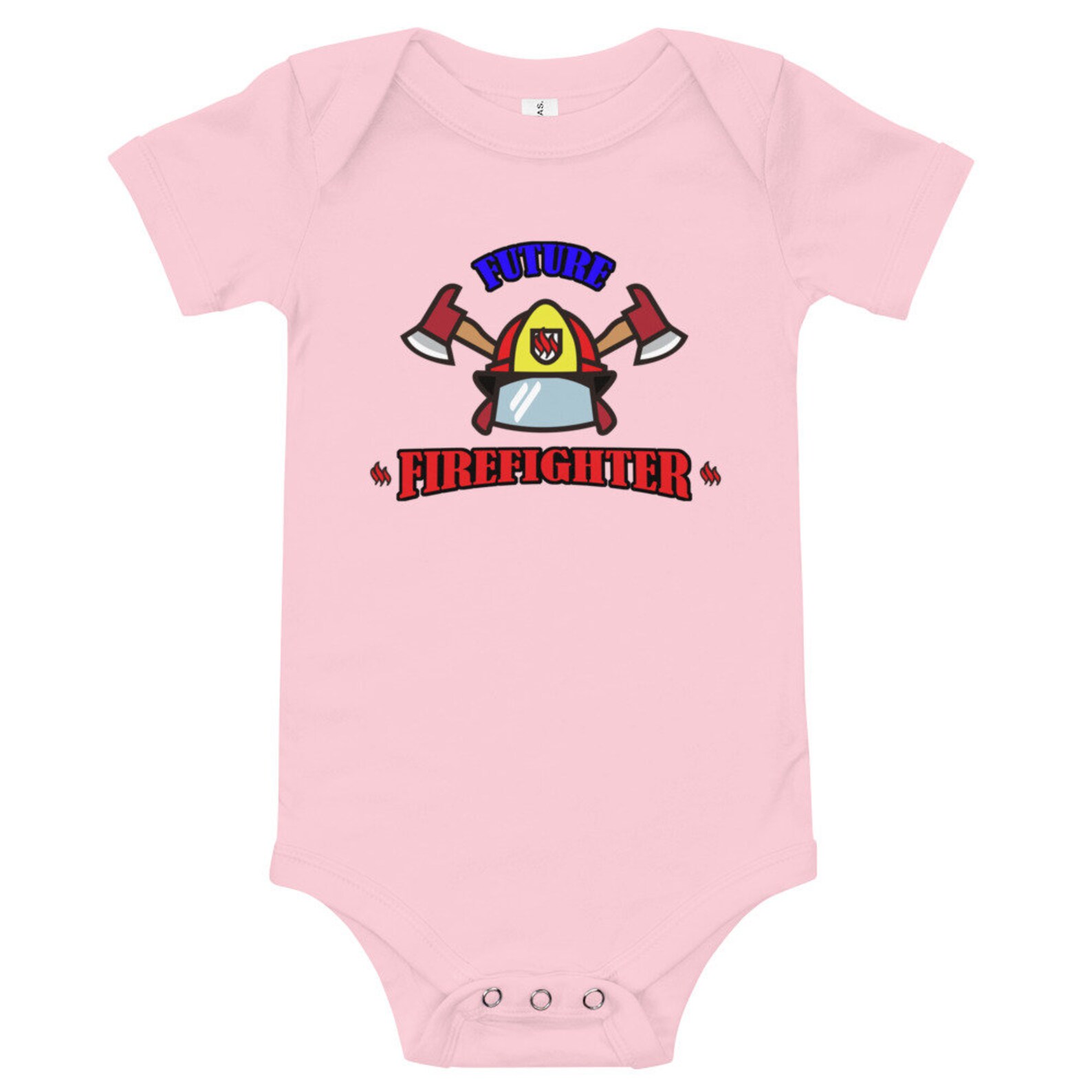 Future Firefighter Baby Onesie Cool Baby Onesie Funny Baby Etsy