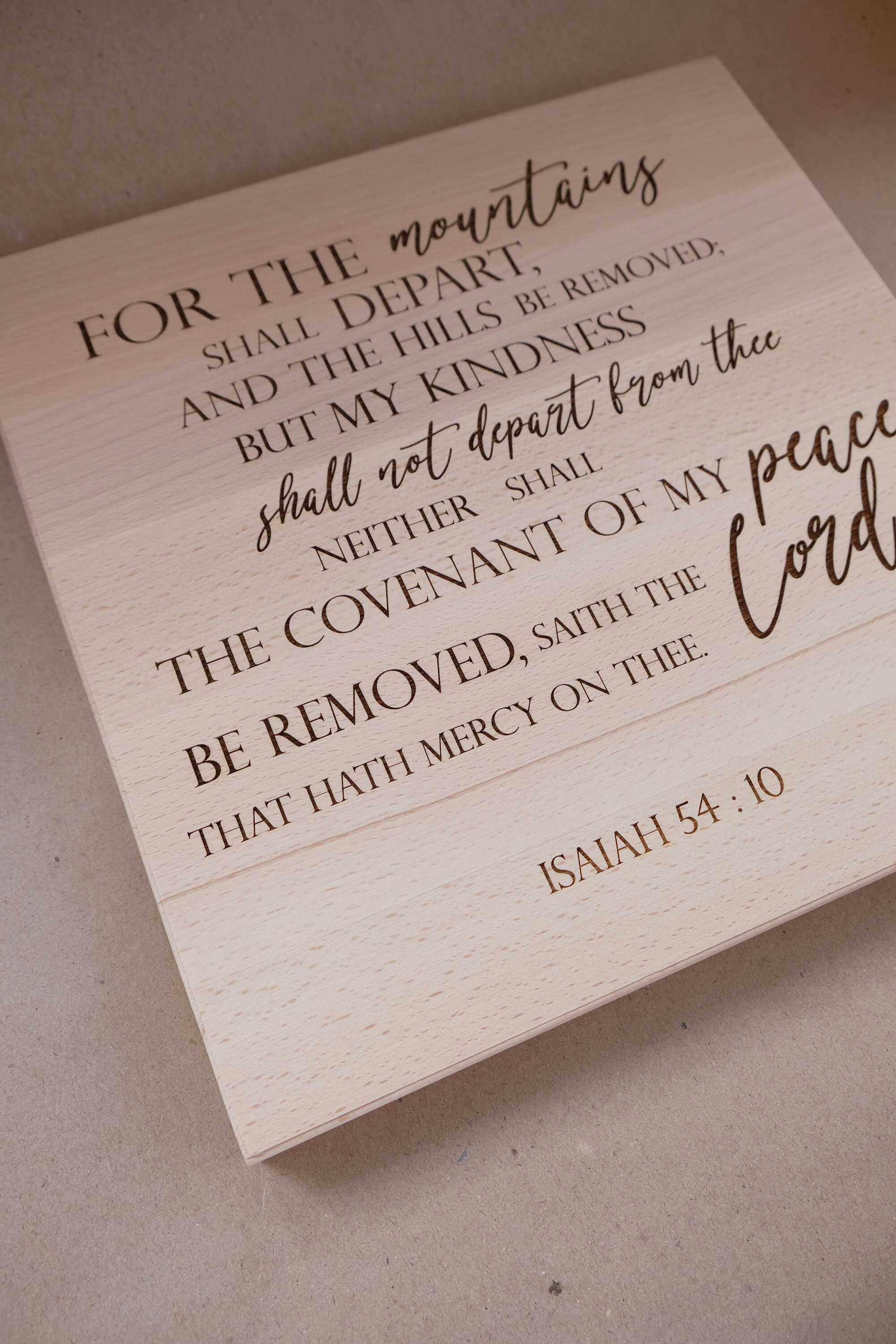 Bible Verse, Plate With Bible Verse, Custom Wooden Bible Verse Plaque ...