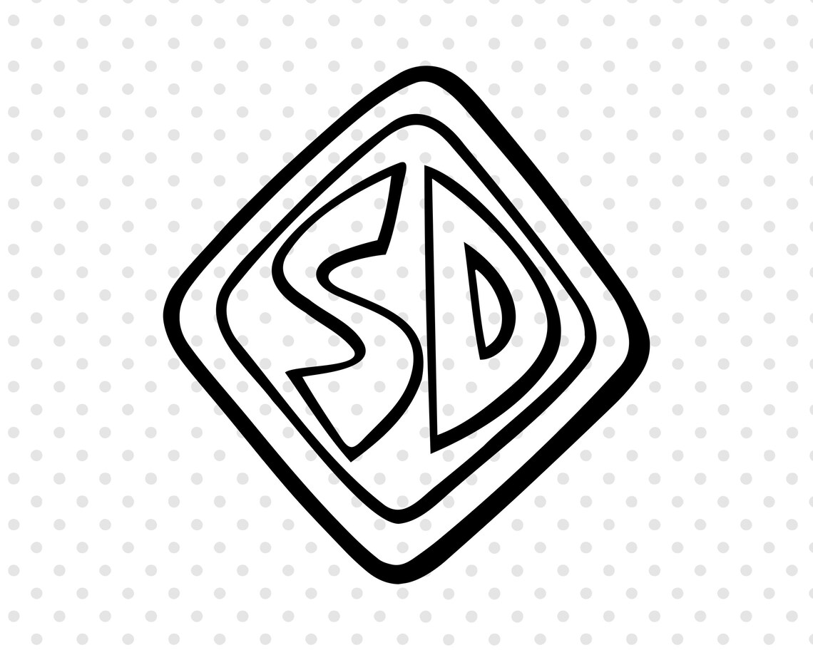 Scooby Doo Logo SVG Dog Collar Tag Scoobydo PNG EPS Cut Etsy Canada