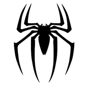 Logo Spiderman SVG, PNG, EPS, couper des fichiers, en couches, Cricut, Silhouette, Scrapbooking, fabrication de cartes, créations artisanales en papier, cliparts, vinyle autocollant