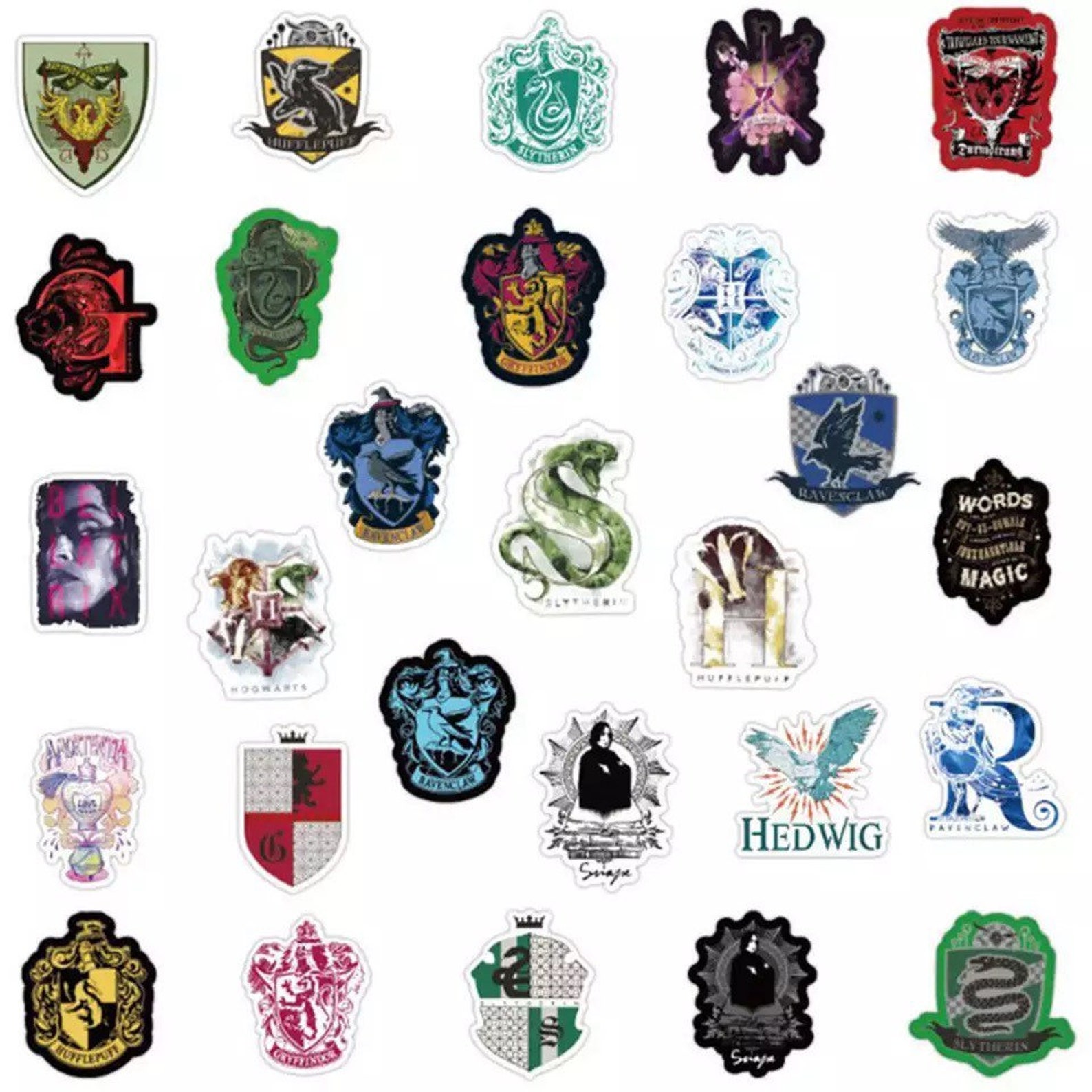 Harry Potter Sticker Pack Etsy
