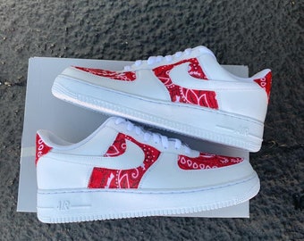 af1 red bandana