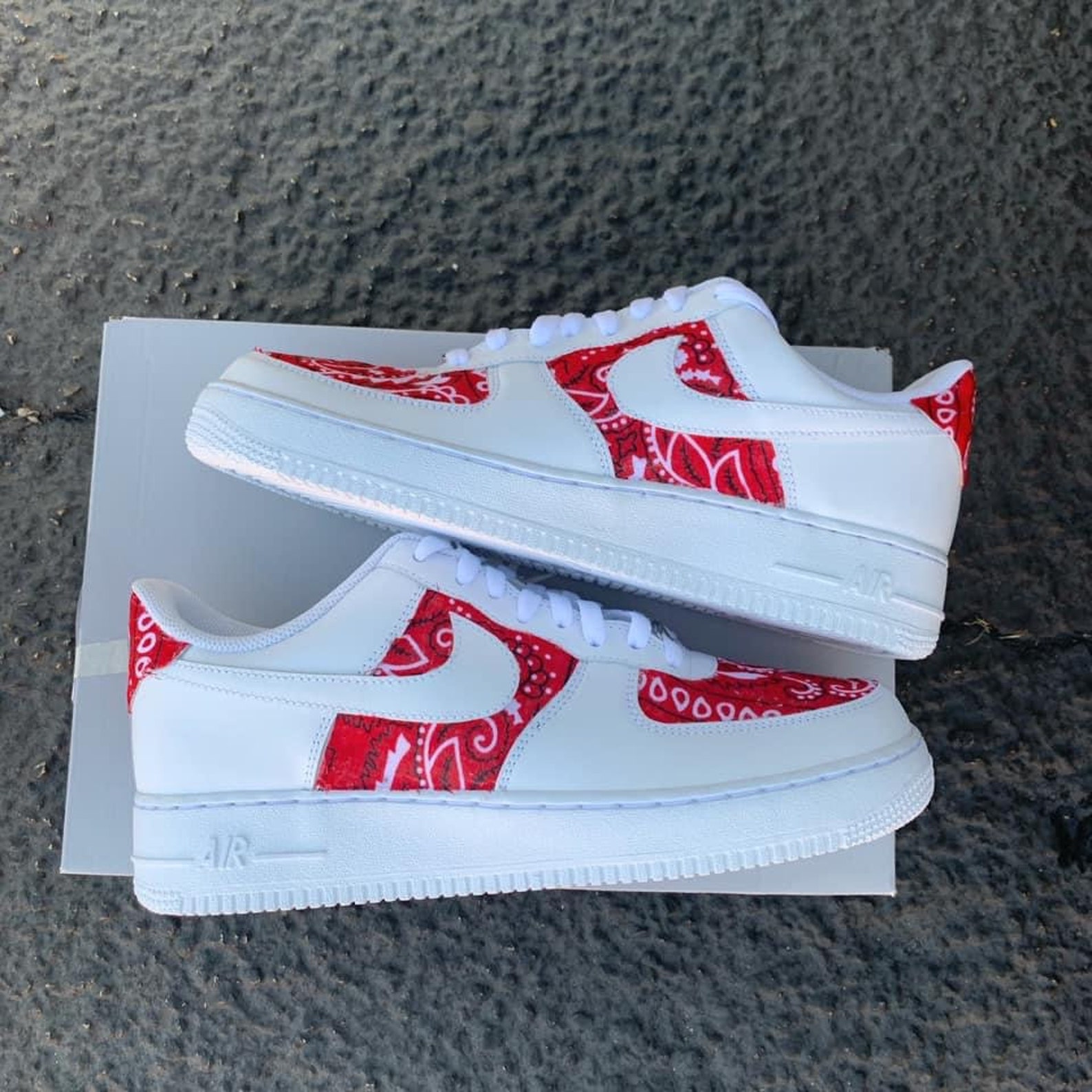 bandana air force 1 red