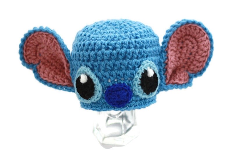 Costume inspiré de Lilo et Stitch/bonnet au point de crochet/accessoire  photo inspiré de Disney du nouveau-né à 12 mois-fabriqué sur commande -   France
