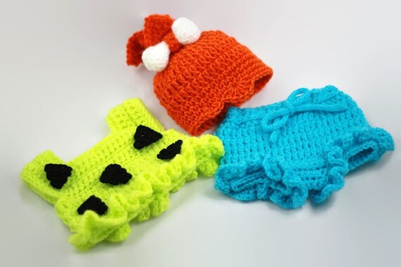 Crochet Baby Pebbles Flintstone Inspired Set Newborn Shower Gift