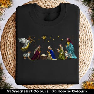 Christmas Nativity Tree Hoodie Christmas Nativity Tree Hoodie