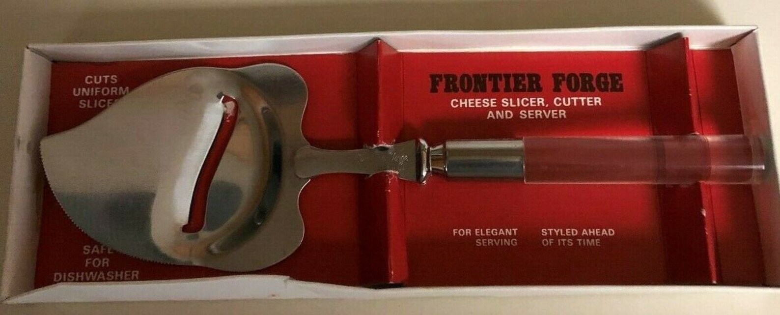 Frontier Cheese Slicer Cutter Server W/lucite Handle Etsy