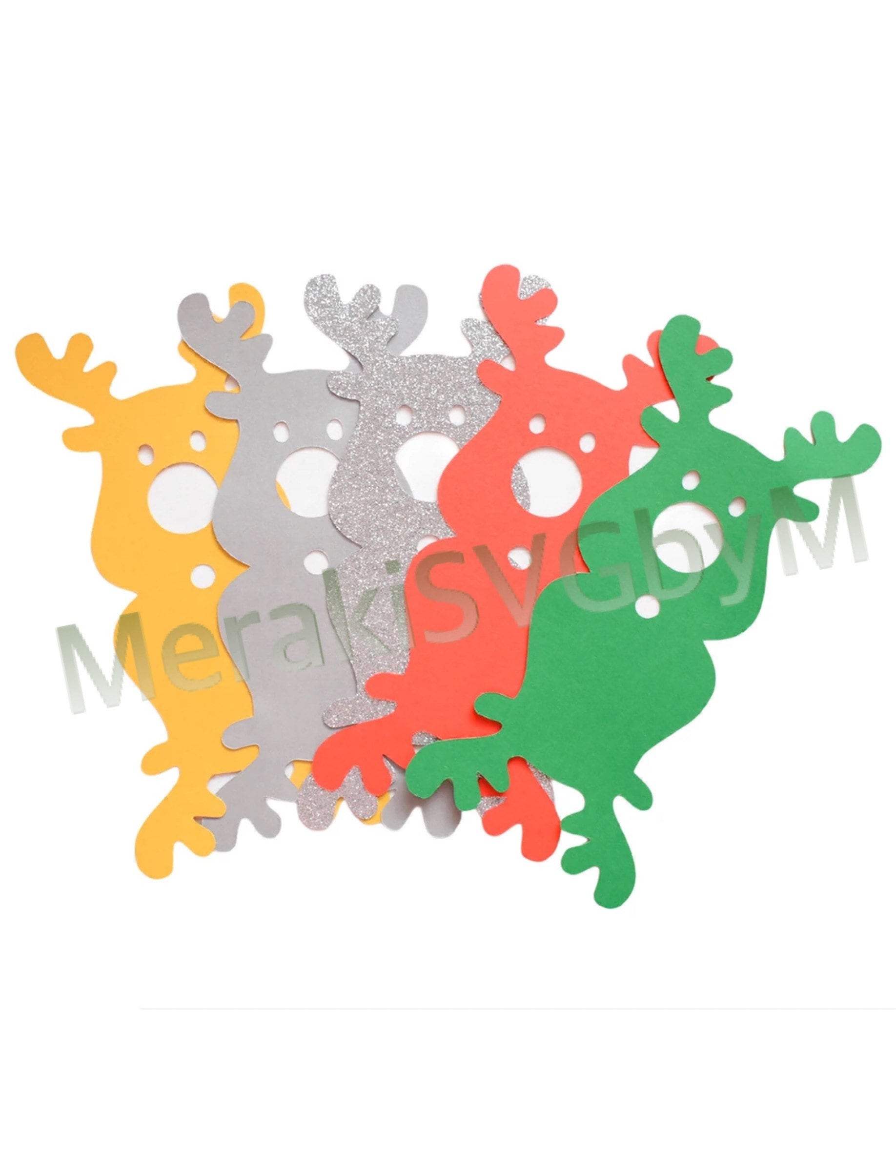 Reindeer Lollipop SVG - Etsy UK