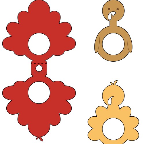 Thanksgiving Turkey Lollipop Holder SVG Turkey Candy Holder - Etsy