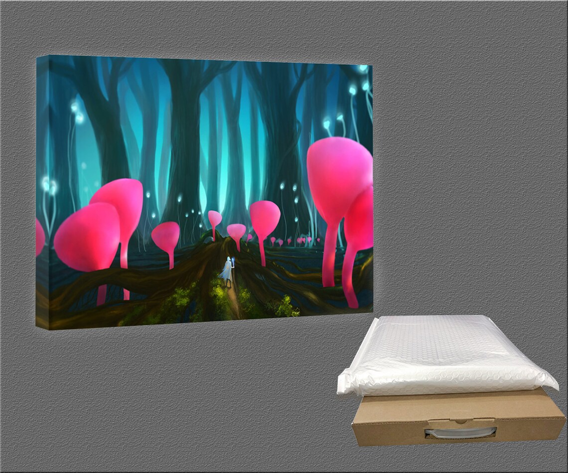 LED Lighted Wall Art Led Lamp Modern Led Lamp Canvas Wall | Etsy