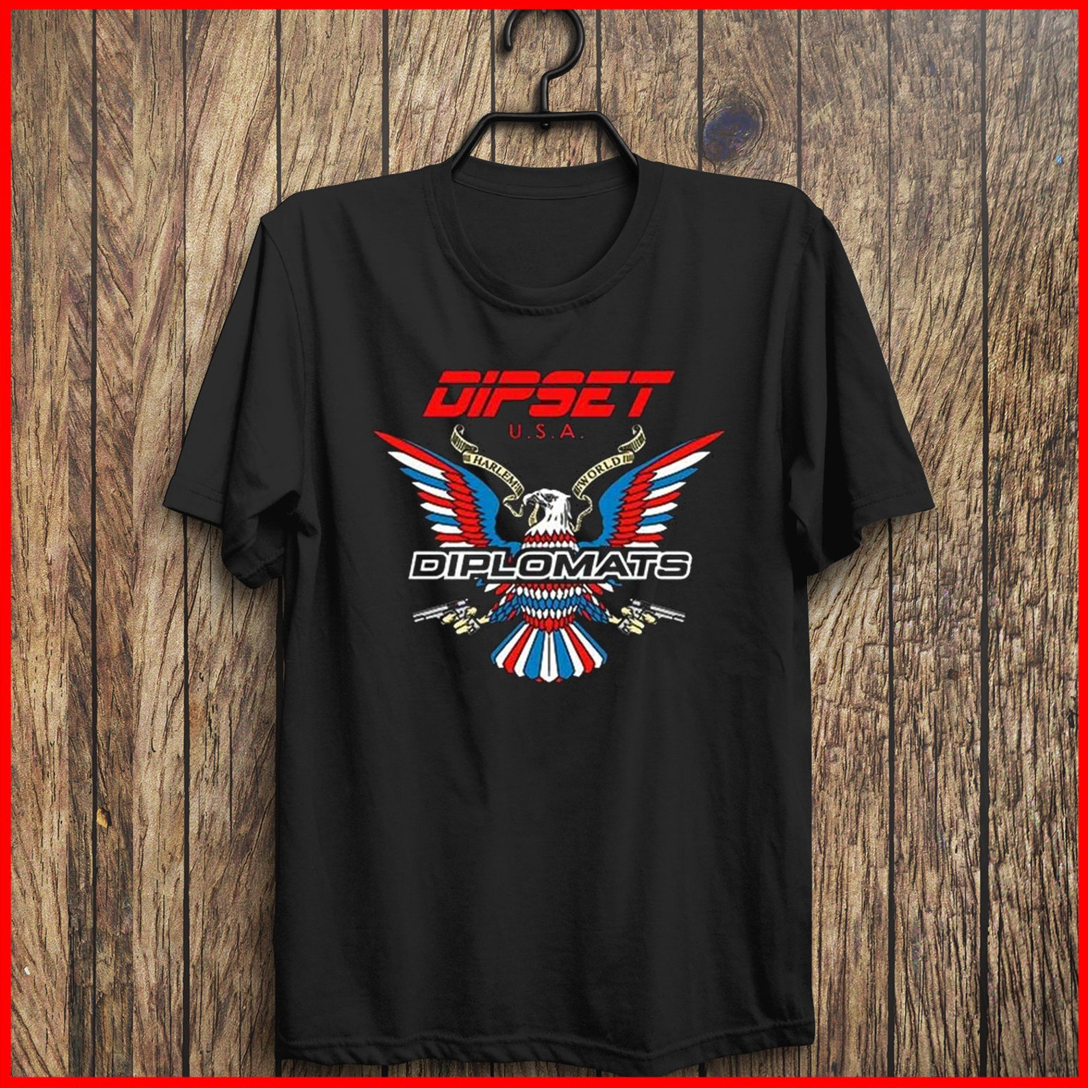 Diplomats Rap Dipset Logo Men's T Shirt Dipset Shirt Etsy