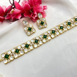Sabyasachi choker set/Victorian choker set/Big Kundan choker set/Sabyasachi jewelry/Indian choker/Punjabi jewelry/Indian Bridal set/Indian