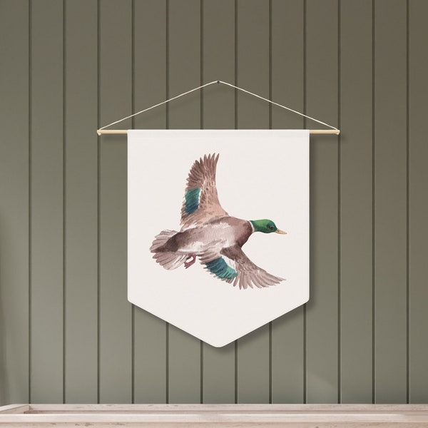 Mallard Duck Pennant, Duck Nursery Decor, Hunting Nursery, Boy Nursery, Playroom Decor, Boy Room Decor, Nursery Decor Boy Outdoors