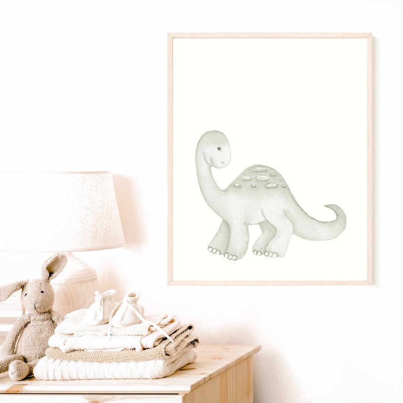 Dinosaur Nursery Wall Art Dinosaur Nursery Decor Dinosaur Etsy