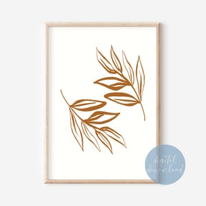 Boho Palm Nursery Wall Art Print | Boho Kids Room Decor | Boho Playroom Decor | Boho Wall Art | Boho Decor