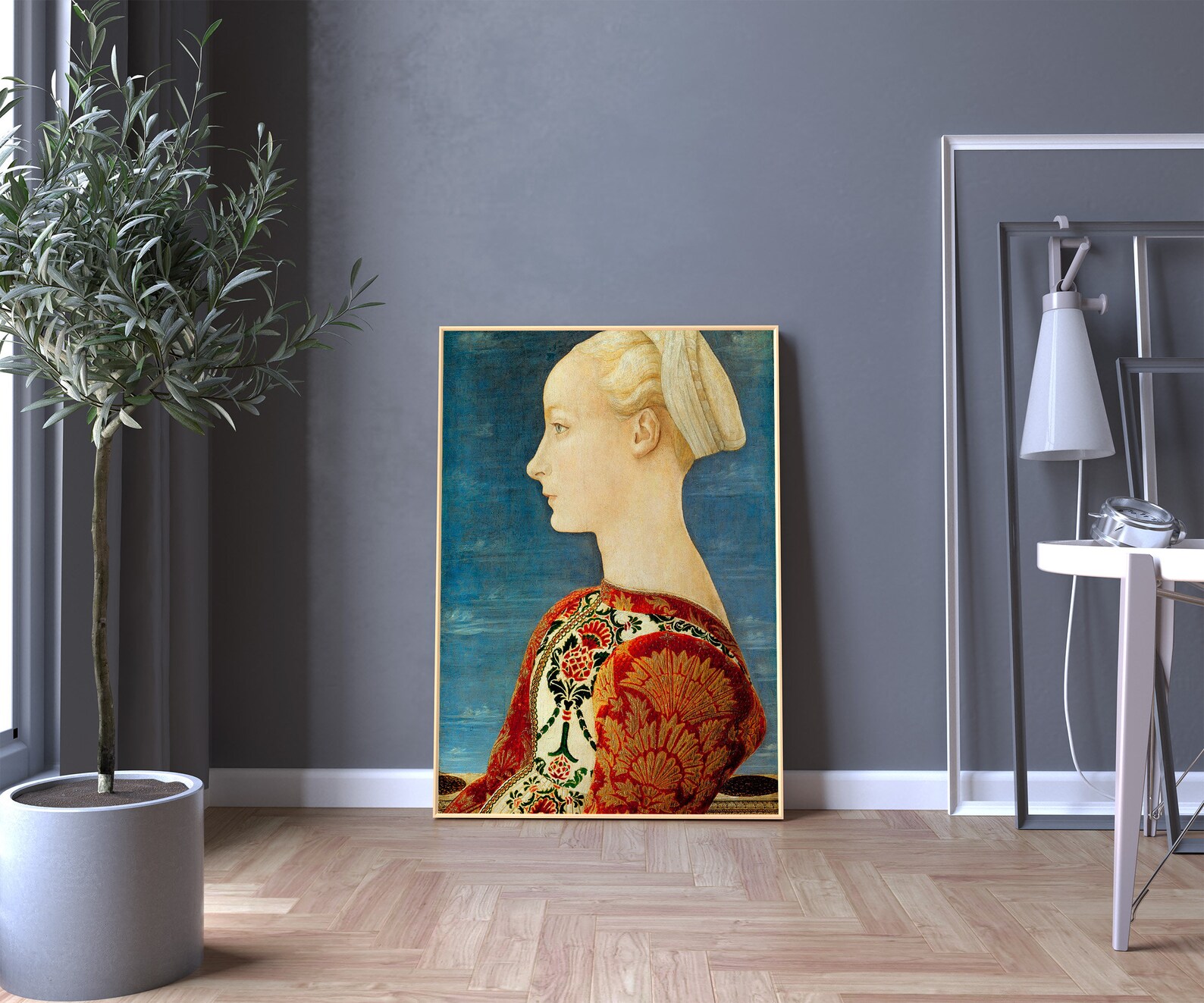 Domenico Veneziano Portrait einer jungen Frau um 1461. Etsy