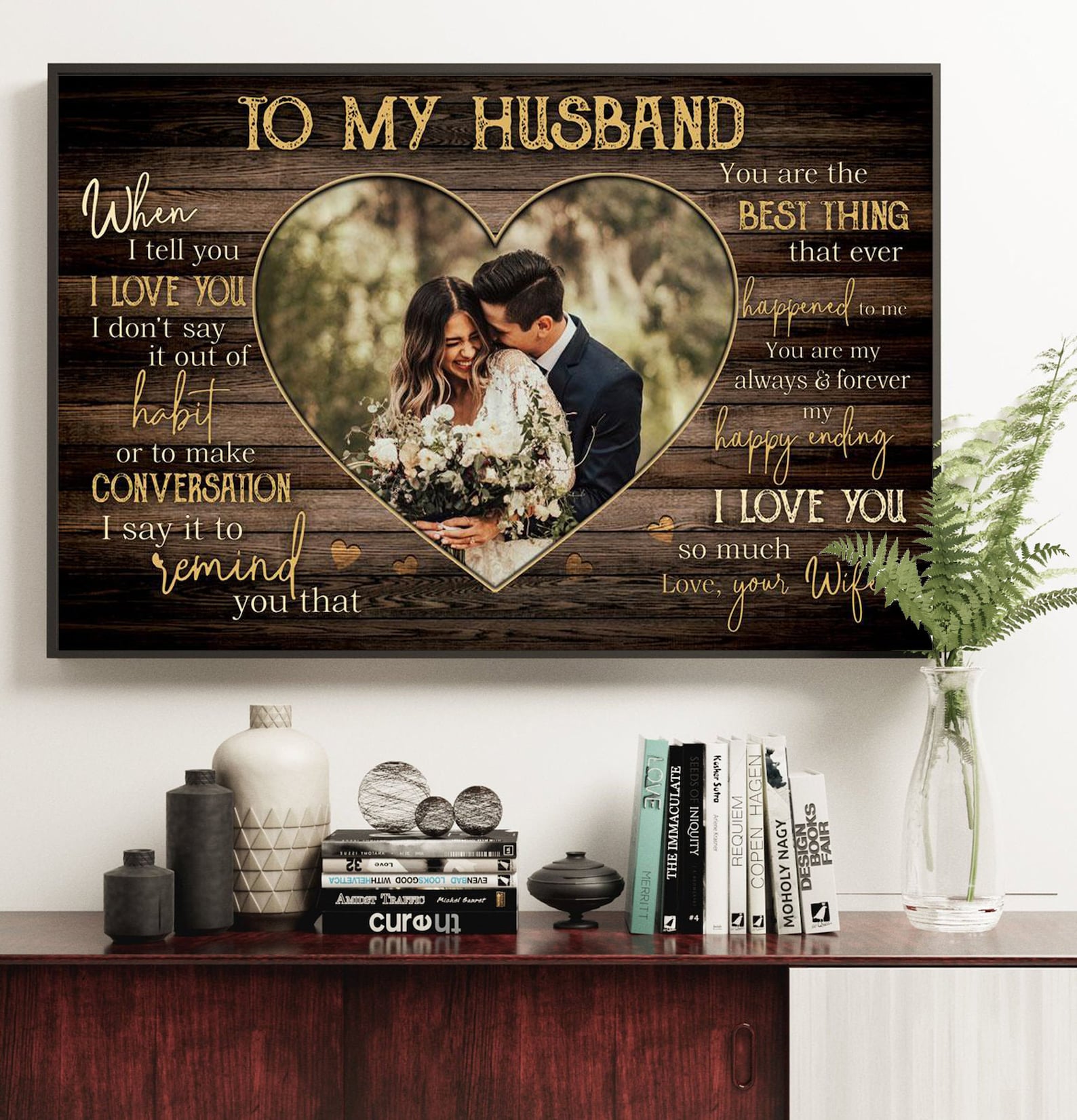 Personalized Gift For Husband To My Husband Poster When I Etsy