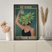 Pot Head Poster, Be Kind To Your Mind Poster, Cannabis Poster, Vintage Cannabis Art, Marijuana Poster, Pot Head Weed,Mental Health Awareness 