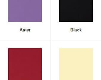 Solid Color Broadcloth Fabric, Polyester Cotton Blend, Quilting Fabric