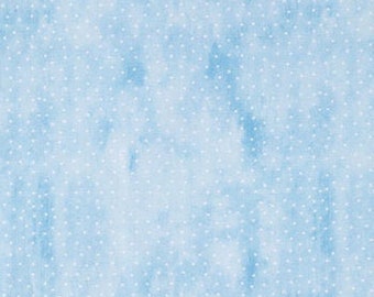 Blue & White Stars Cotton Calico Fabric, Celestial Print, Quilting, Home Accents, Fabric by the yard