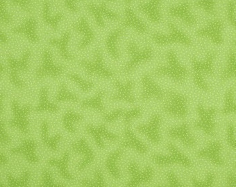 Greenery Tiny Dots Cotton Calico Fabric, Polka Dot, Home Accents, Quilting, Fabric by the yard