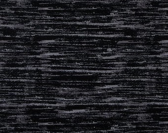 Tree Bark Print Cotton Calico Fabric, Black and Gray, Quilting, Home Accents, Fabric by the yard