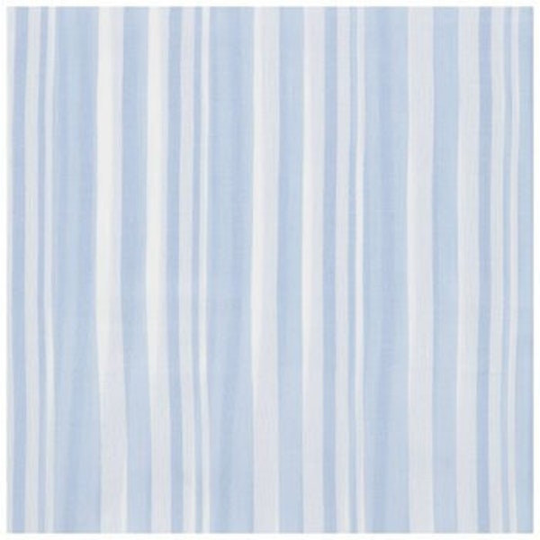 Sky Blue & White Crinkle Striped Fabric, Pattern Fabric, 100% Viscose, Apparel Fabric, Spring, Fabric by the yard, Accessories Fabric,