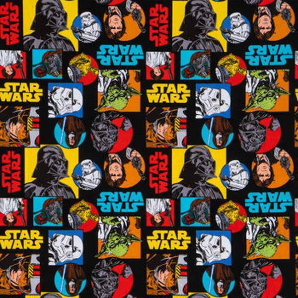 Star Fabric, Cotton Fabric, Wars Fabric, Galaxy Fabric, Intime Fabric, Movie Fabric, Animated Fabric, Comic Fabric