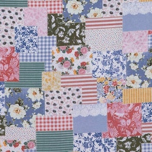 Patchwork Fabric - Etsy