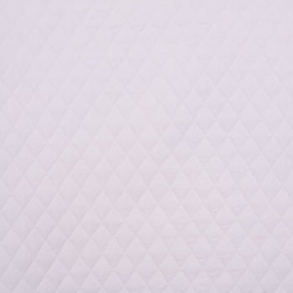 White Double-Face Quilted Muslin Fabric, Batting Fabric, 100% Cotton, Blankets Fabric, Fabric by the yard, Plush Accents Fabric