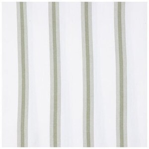 Sage & White Striped Fabric, Pattern Fabric, 100% Cotton, Duck Cloth, Apparel Fabric, Fabric by the yard, Home Accents Fabric