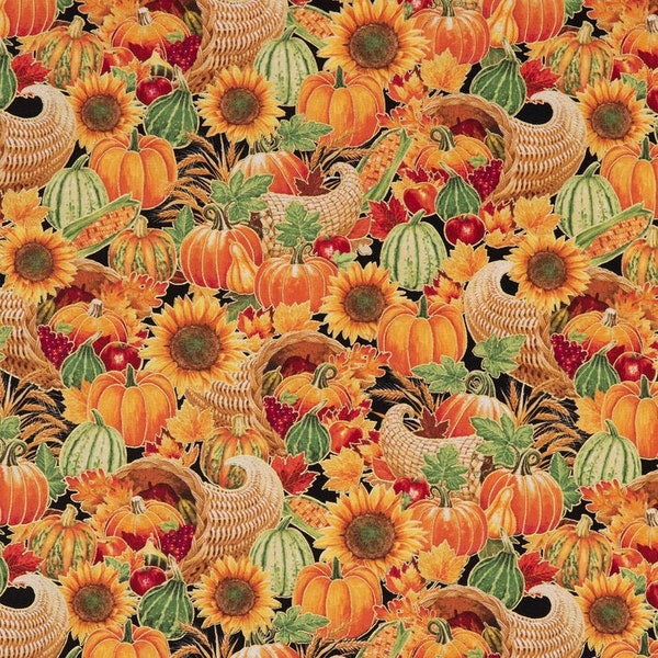 Thanksgiving Material Thanksgiving Fabric - Etsy
