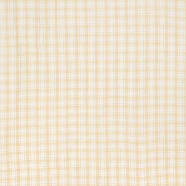 Yellow & White Plaid Fabric, Pattern Fabric, 100% Cotton, Home Accents Fabric, Spring, Fabric by the yard, Accessories Fabric, Seasonal