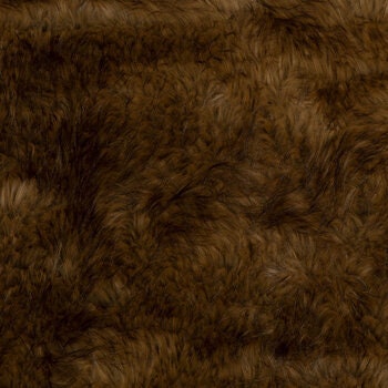 Sasha BROWN 2 Inch Long Pile Soft Luxury Faux Fur Fabric Fursuit, Cosplay  Costume, Photo Prop, Trim, Throw Pillow, Crafts 