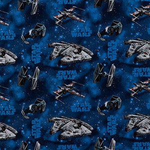 Ship Fabric, Cotton Fabric, Space Fabric, Galaxy Fabric, Movie Fabric, Star Fabric, Celestial Fabric, Comic Fabric, Fabric by the yard