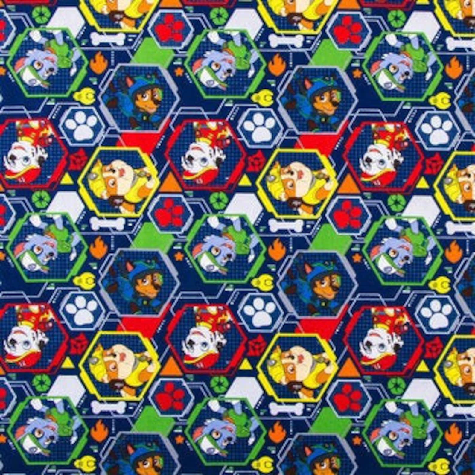 Dogs Patrol Fabric Paw Prints Fabric 100 Cotton Quilting Etsy dogs-patrol-fabric-paw-prints-fabric-100-cotton-quilting-etsy