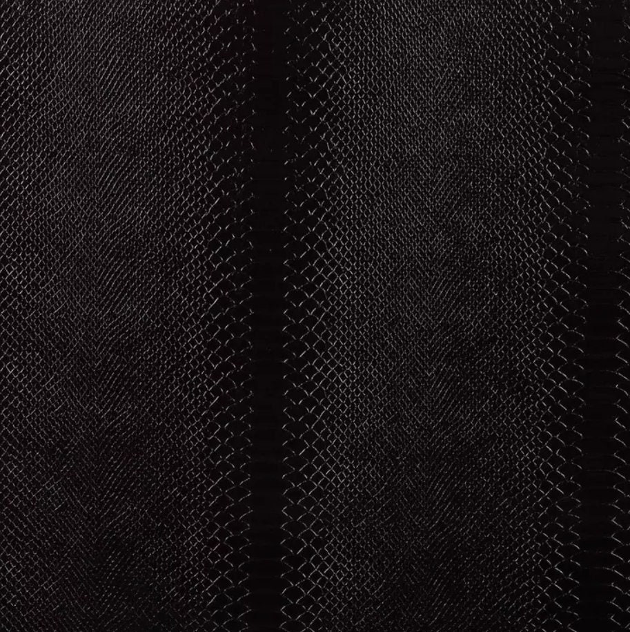 Black Anaconda Faux Leather Fabric Snakeskin Texture 100 Polyurethane Home Decor Fabric Fabric by the Yard Felt Backing Vinyl like Etsy