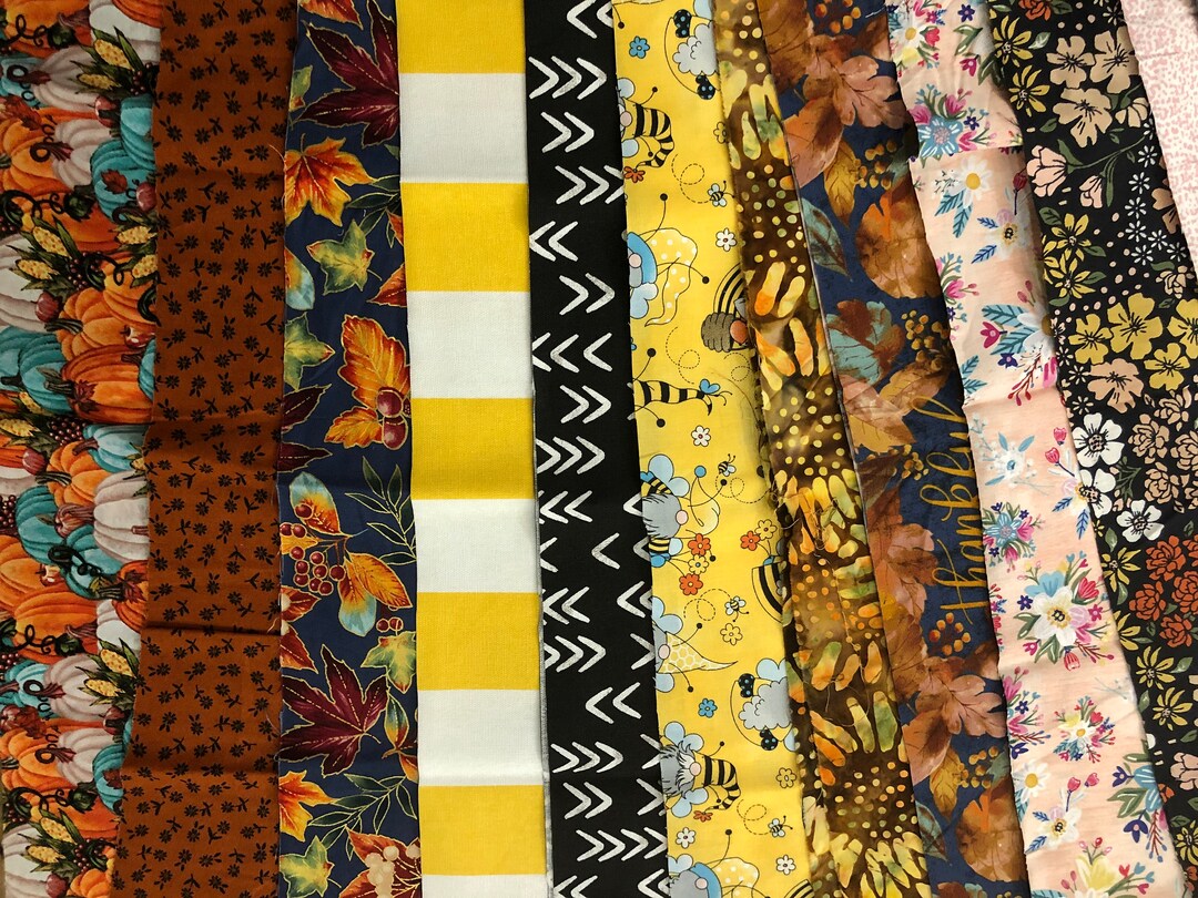 Remnant Fabric, Variety Style, Cotton, Polyester, Duck Cloth, Projects